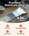 Vevor 50  Folding Aluminum Alloy Sluice Box For Gold Panning And Prospecting