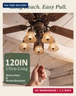 120-inch Extra Long Ceiling Fan Pull Chain Extender  Premium Ball Chain With 12