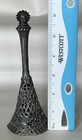 Vintage Posy Tussie Mussie Wedding Bouquet Flower Holder Victorian Gothic-pewter
