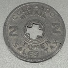 Colorado  Non Local Retail Sales Tax Token 2 Mills Round Aluminum 89062