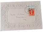 Pennsylvania Railroad  birmingham  - Blue 1870s Fancy Cancel On Lovely Valentine