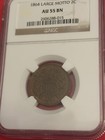Ngc Au-55 Bn 1864 Two Cent Piece  Richly Hued 