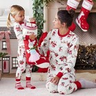 Santa And Deer Family Christmas Family Home Parent And Child Sleepwear Set