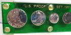 United States 1961 Silver Proof Set In Hard Case 5 Coin Set Uncirculated 