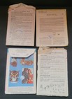 Vintage Transfer Lot Simplicity   Mccall s 70s 4 Transfers For Embroidery As Is