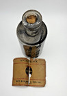 Rare  Antique Ink Bottle Wm  Zinsser New York Antique Black W original Label