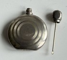 Vintage Sterling Silver Ormex Mexico Perfume Snuff Bottle Red Top