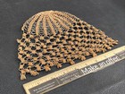 Vtg Art Deco Style Seed Bead   Marcasite Embellished Cap Flapper Beats Gatsby