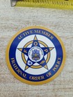 2   Two   - F o p  Uv Waterproof Vinyl Window Decals - Active Member 