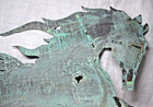 Signed Vintage Verde Copper Horse Weathervane From Santa Fe