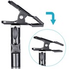 Neewer 3 Pieces Photo Studio Clamp Holder 5 8   Tripod Light Stand Attachment