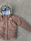 The North Face Arctic Bomber With Fur Trim Women s Size Small Brown