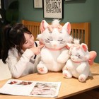 Cat Plush Doll Fluffy Stuffed Cartoon Animal Soft Toy Kid Girl Birthday Gift Sl