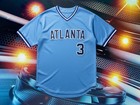 Dale Murphy Autographed Custom Atlanta Braves Blue Jersey Jsa Authenticated