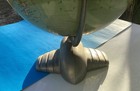 Vtg 10    Peerless World Globe On Art Deco Airplane Base Weber Costello Pre Wwii