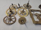 Vintage Lot Clock Gears Wheels Brass Metal Parts Clockmaker Steam Punk Crafts A
