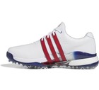 Men   s Sz 10 5 Adidas Tour 360 24 Golf Shoes white red blue Ie3370