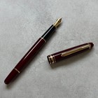 Montblanc Meisterstuck 144 Fountain Pen 14k Gold Nib Fine Black Unused Japan