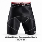 Mcdavid Cross Compression Shorts With Hip Spica - Black Size 3xl 46-50