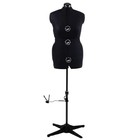 Female Sewing Dress Form Mannequin Adjustable Size 12-18 Black