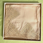 Love Declaration Gift Sheer  Silk Chiffon Lace Trimmed Handkerchief Hanky Boxed