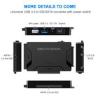Usb 3 0 To Ide   Sata Converter External Hard Drive Adapter Kit 2 5  3 5  Cable