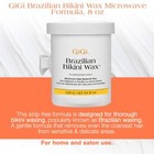 Gigi Brazilian Bikini Wax  Microwave Safe Hardwax  Non-strip And Gentle On