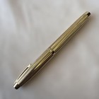 Sheaffer Fountain Pen 14k Gold Nib  Gold Body With Case   Box Usa Made