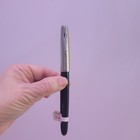 Vintage Parker 51 Chrome Cap  Black Barrel Fountain Pen Works