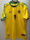 Brazil National Team Jersey  9 Ronaldo Naz  rio     Signed Football Shirt With Gcoa