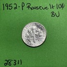 1952-p Roosevelt Dime Bu Uncirculated Mint State 90  Silver 10c Us Coin