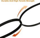 100 Pack Releasable Reusable Zip Ties Nylon Cable Heavy Duty Wire Self Locking