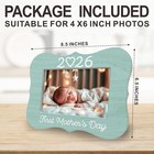 Our First Mother s Day - Wooden Baby Photo Frame - Greenness Frame With Stand   