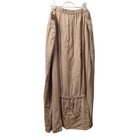 Cj Banks Womens 18w Tan Beige Textured Linen Blend Elastic Waist Maxi Skirt Boho