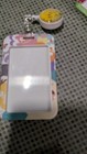 Pok  mon Multicolor Graphic Print Id Badge Holder Retractable Reel Pikachu 