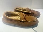 Eddie Bauer Men s Moccasin Slippers  size  11    Shearling Lined Warm   Cozy