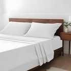 Flat Sheets Only Twin Size - 6 Pack Double Brushed Microfiber Twin Bed Sheets   