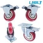 Lablt 4pcs Heavy Duty Caster Set 4  Wheels All Swivel All Brake Casters Non Skid