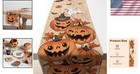 Charming Halloween Table Runner - 73x13 8in Stain Resistant  Perfect For Parties