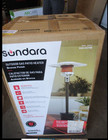 Nexgrill Sundara 48 000 Btu Bronze Propane Standing Patio Heater With Wheels