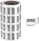 2001 To 3000 Consecutive Number Stickers Inventory Label Black Numbers For Offic