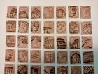 Great Britain Used Sg166 Q v  1880-1881 Lot Of 48 1d Brown Wmk Imp crown