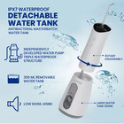 Azzarus Cordless Water Flosser     Portable Rechargeable Oral Irrigator  5 Nozzles