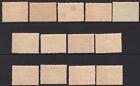New Guinea-1925-27 Set To   1  Lightly Mounted Mint Set Sg 125-136  5 - Tiny Thin
