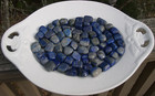 2 Lapis Lazuli Pocket Stones  Protection Stress Truth 28435e