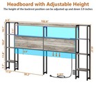Headboard For King Size Bed With Storage Headboards With Charging Station