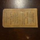 Rare Vintage 1935  Official National League Schedule Pittsburgh Honus Wagner Co