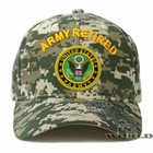 U s  Army Hat Military Army Retired Official Licensed Baseball Cap- Acu Camo