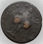 1787 Massachusetts Colonial Copper Cent - Plugged  ryder 3-g 