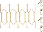 4 Pack Plate Hangers For The Wall  Stainless Steel Spring Wire Holders With H   
